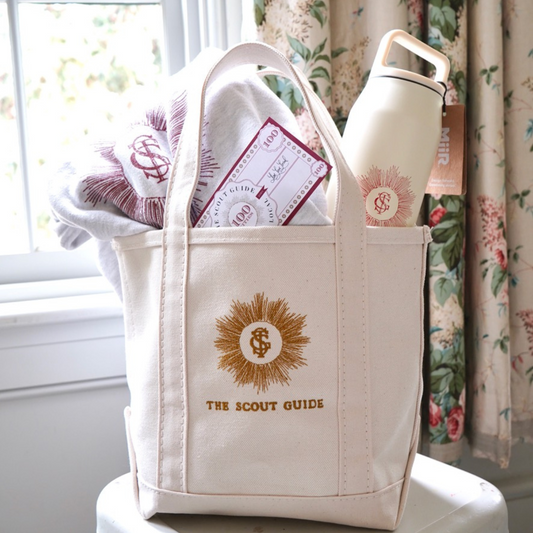 Medallion Canvas Tote
