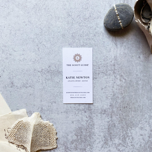 Vertical Business Card