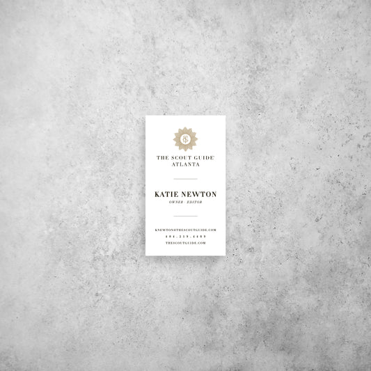 Vertical Business Card
