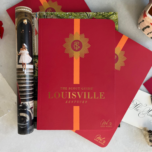 The Scout Guide Louisville, Volume 2, red cover with orange stripe