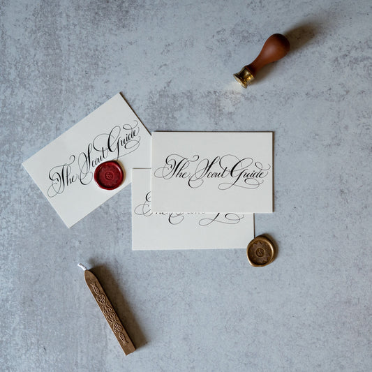 TSG Calligraphy Card