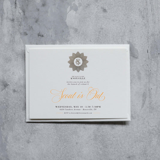 Medallion Foil Invitation