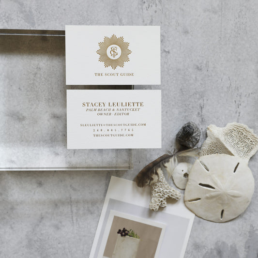 Gold Foil Business Card