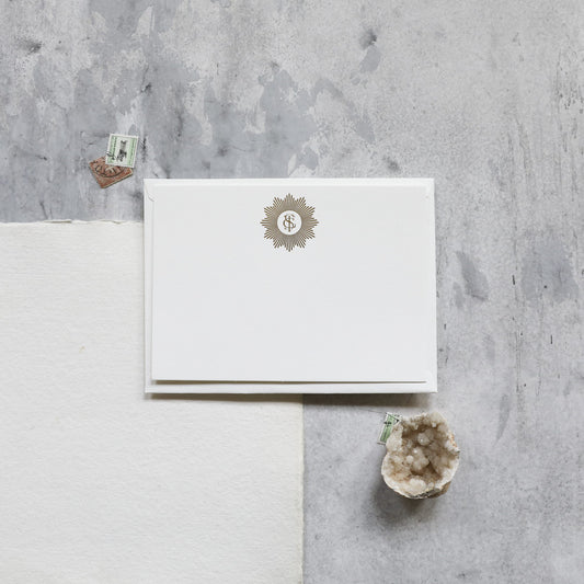 Gold Medallion Notecards