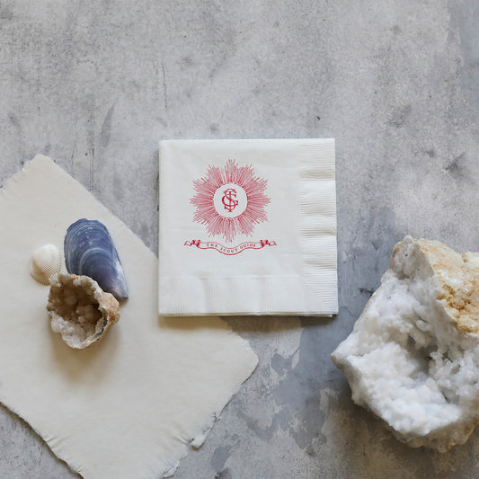 Red Medallion Napkins